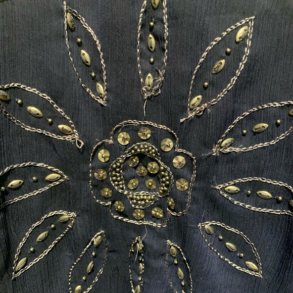 Summer beaded dress 👗 size Medium 🌺 - Picture 2 of 6